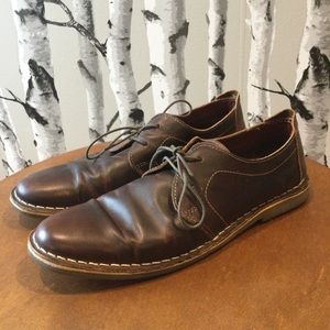 Brown Leather Oxford Shoes (Men 8.5, Women 11)